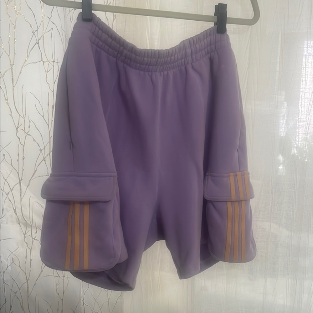 Adidas Ivy Park lavender shorts